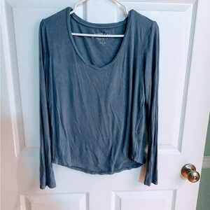 Aeropostale Blue Long Sleeve Blouse
